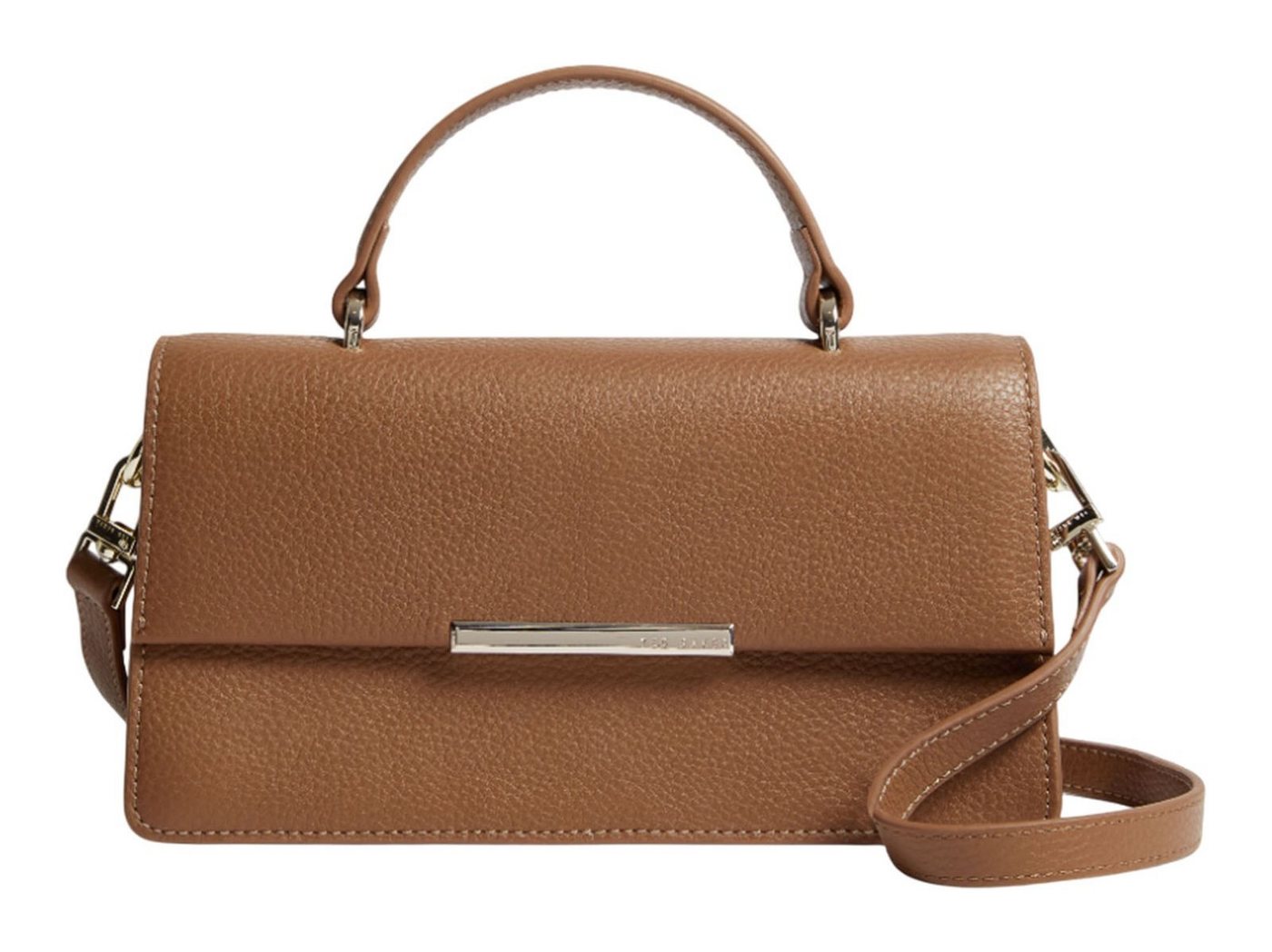 Ted Baker Handtasche Rosly Bar Detail Elongated Top Handle Bag, aus echtem Rindsleder von Ted Baker