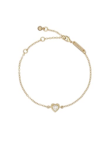 Ted Baker Hansa Kristall-Herz-Armband (Goldton/Hellrosa-Kristall) von Ted Baker