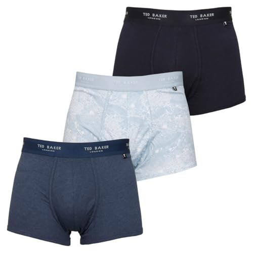 Ted Baker Herren-Boxershorts Dreierpack - blau/Dark/Blau Alatri - L von Ted Baker