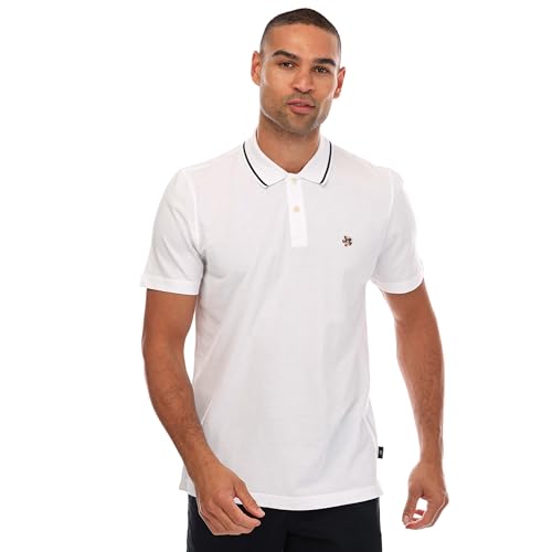 Ted Baker Herren Camdn Polo Shirt in White Hemd mit Button-Down-Kragen, M von Ted Baker