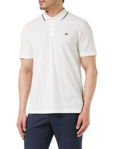 Ted Baker Herren Camdn Poloshirt Hemd mit Button-Down-Kragen, weiß, L von Ted Baker