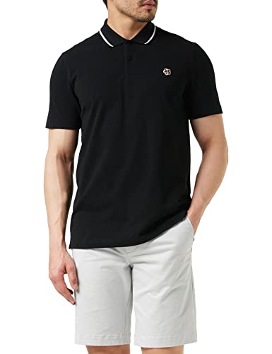 Ted Baker Herren Camdn Poloshirt in Schwarz Hemd mit Button-Down-Kragen, M von Ted Baker