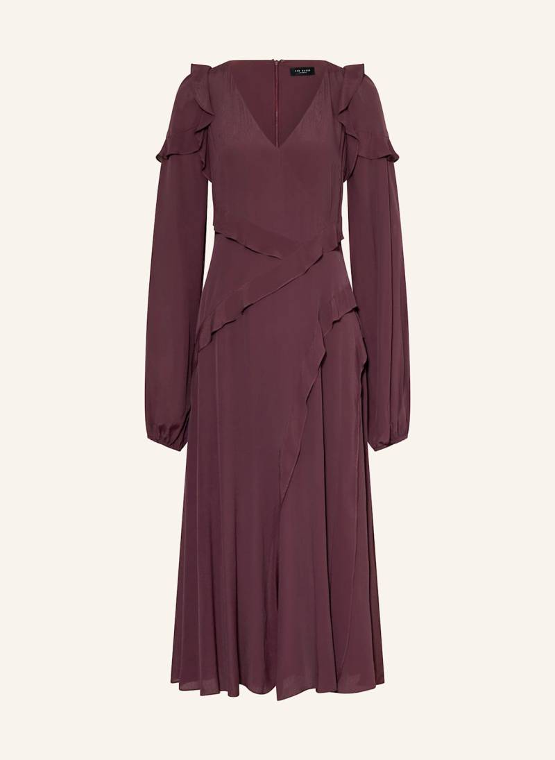 Ted Baker Kleid Truea Mit Volants rot von Ted Baker