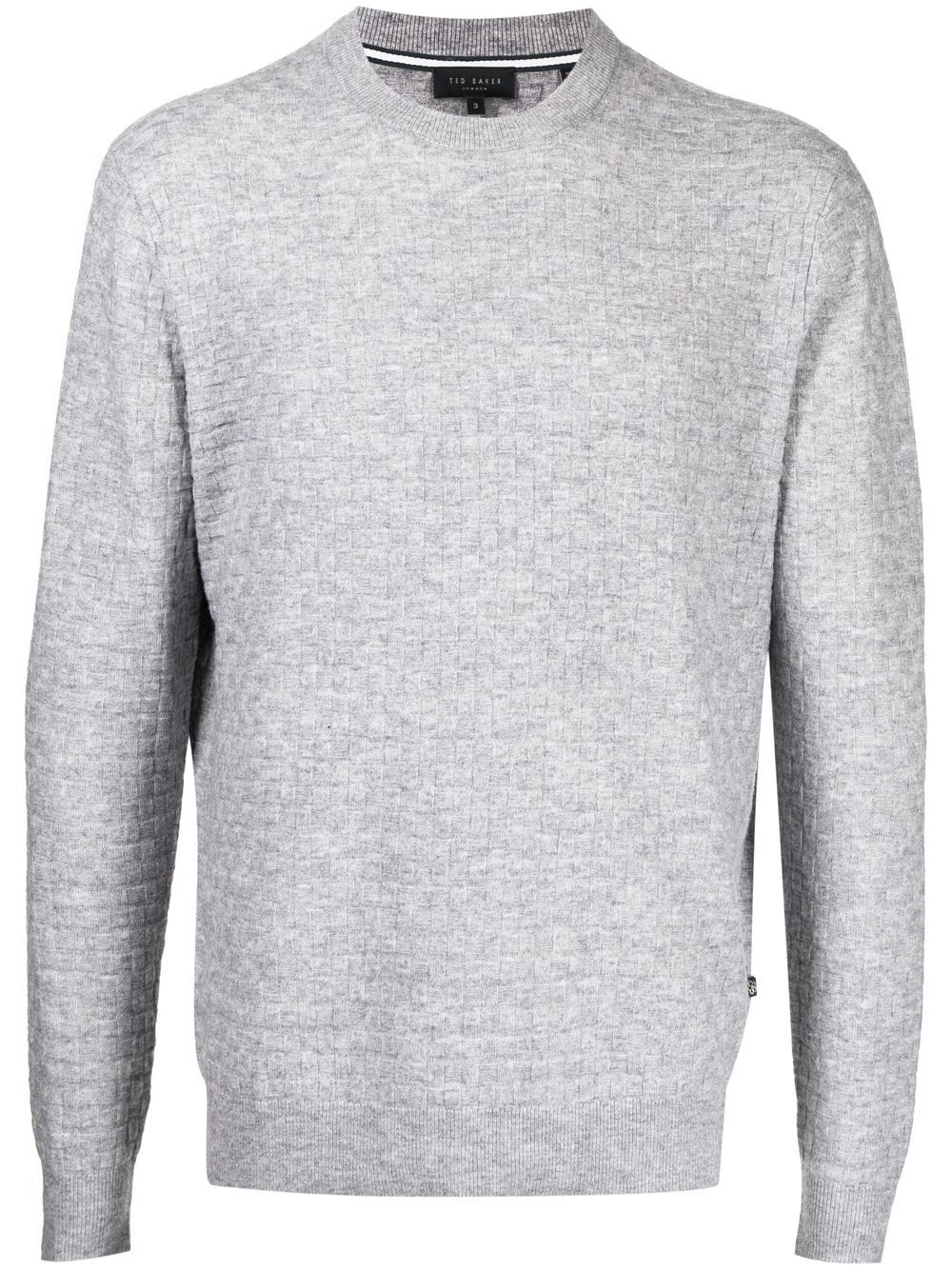 Ted Baker Strukturierter Lentic Pullover - Grau von Ted Baker