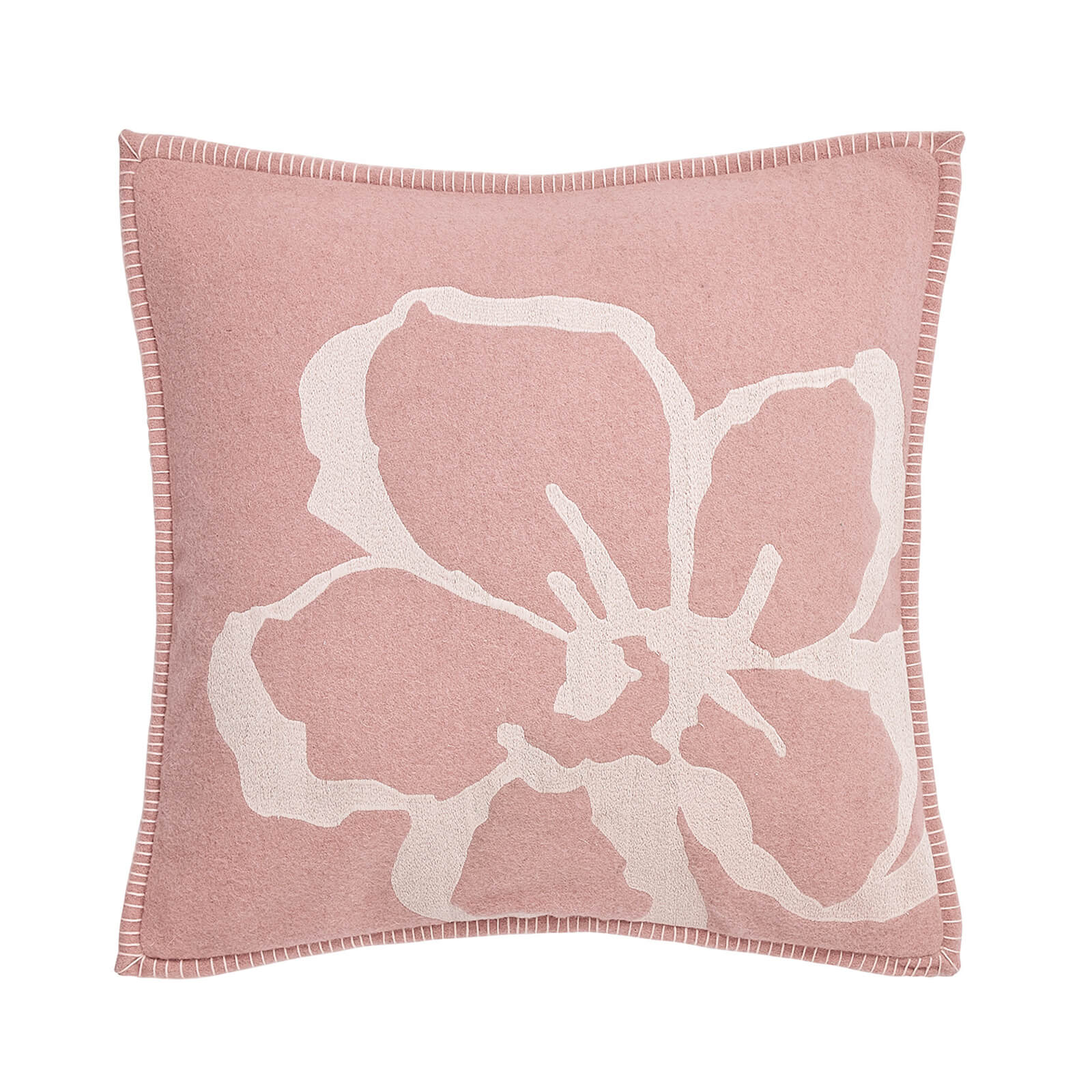 Ted Baker Magnolia Cushion - 50x50cm - Soft Pink von Ted Baker