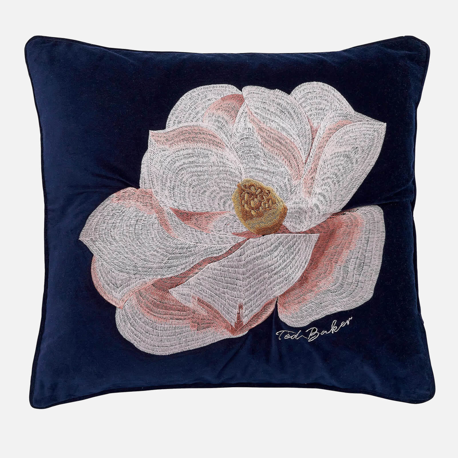 Ted Baker Opal Floral Cushion - 45X45cm - Navy von Ted Baker