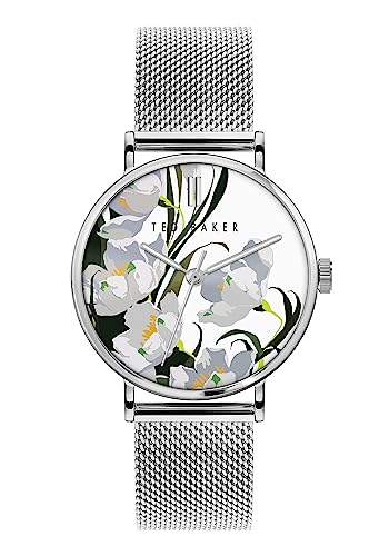 Ted Baker Women's Quartz Stainless Steel Strap, Silver, 18 Casual Watch (Model: BKPPHS131) von Ted Baker