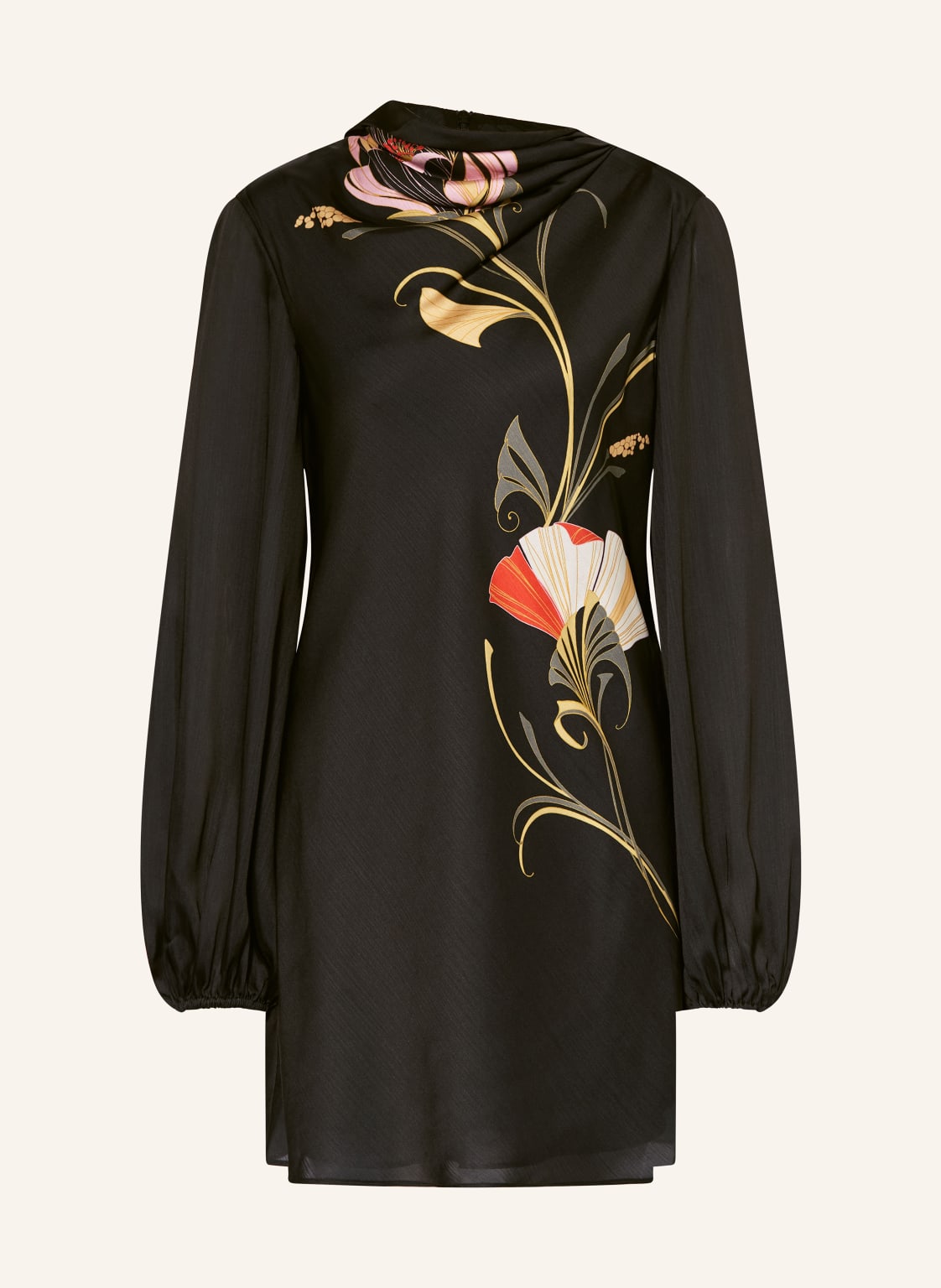 Ted Baker Satinkleid Molma Mit Schluppe schwarz von Ted Baker