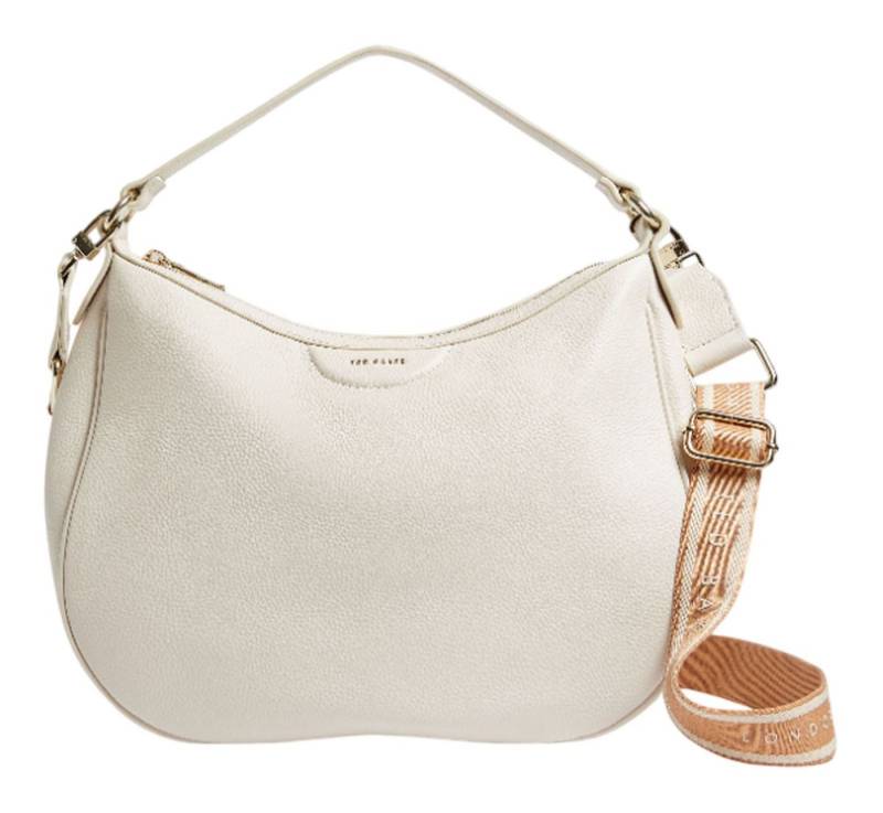 Ted Baker Schultertasche Esiah Webbing Slouchy Leather Hobo Bag, aus echtem Rindsleder von Ted Baker