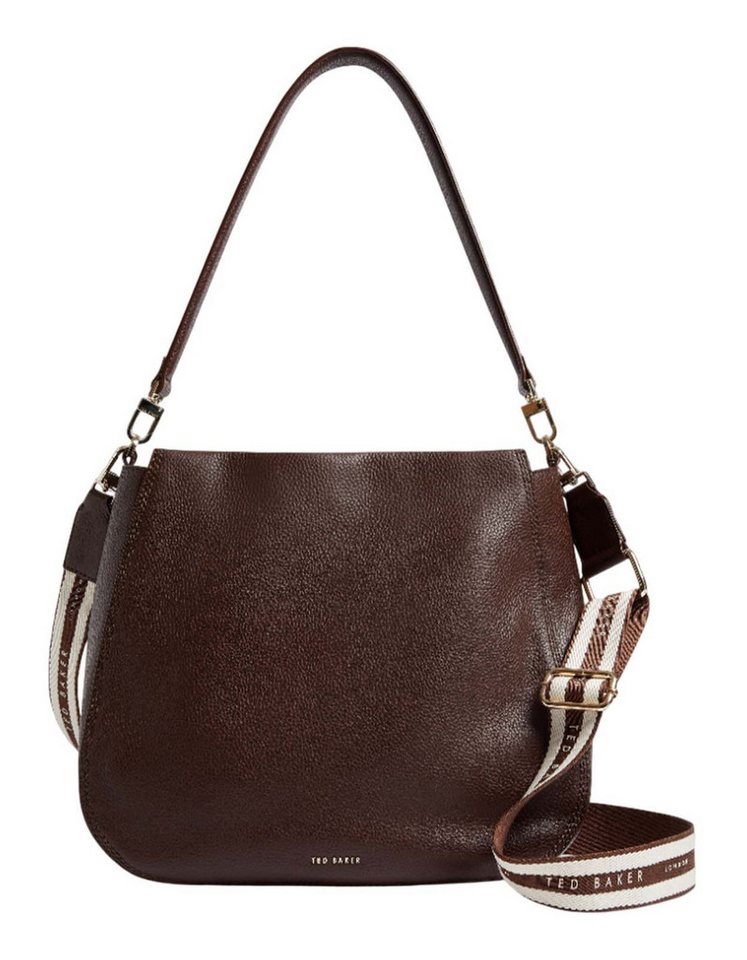 Ted Baker Schultertasche Willda Branded Webbing Leather Hobo Bag, aus echtem Rindsleder von Ted Baker