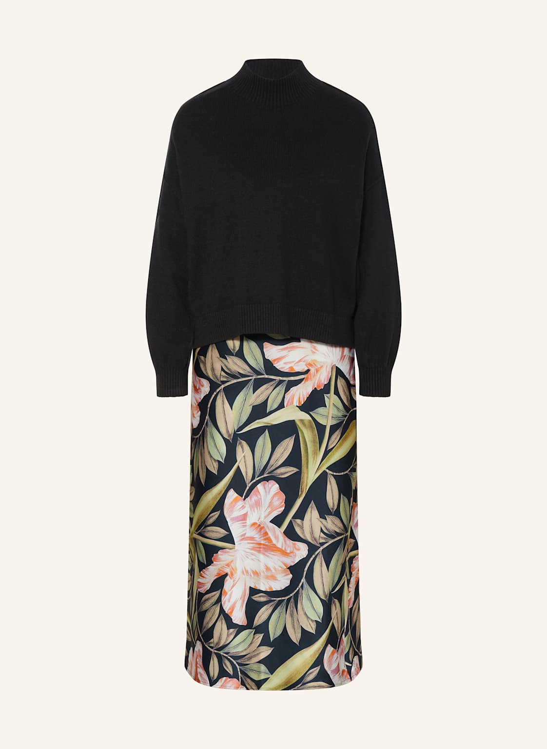 Ted Baker Set Bergnia: Pullover Und Satinkleid schwarz von Ted Baker