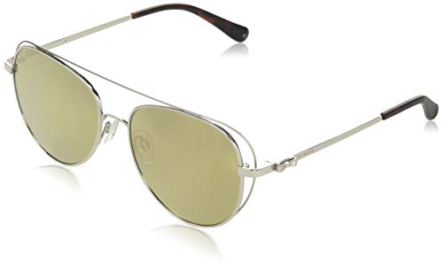 Ted Baker Sunglasses Damen Runa Sonnenbrille, Silber, 56/16-140 von Ted Baker