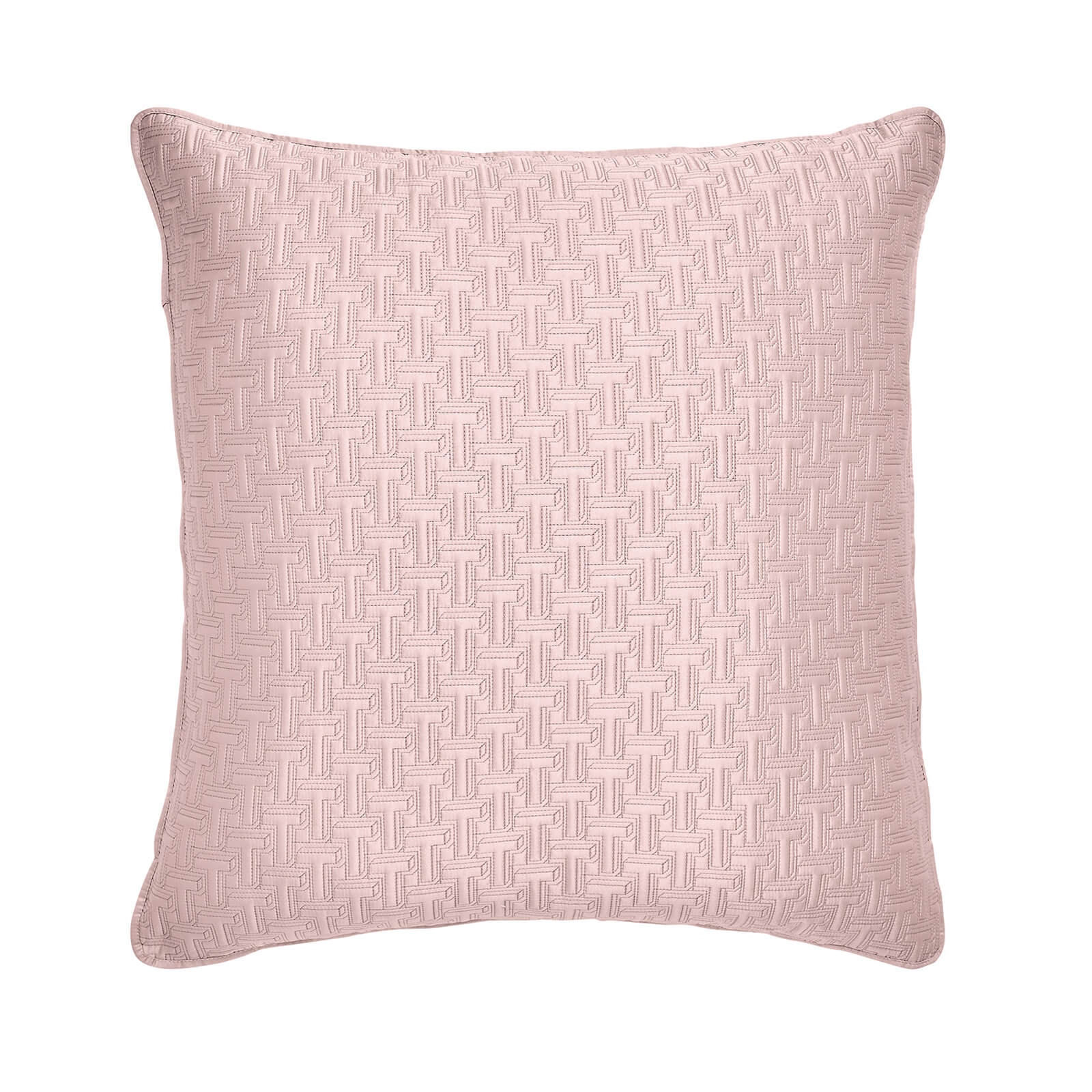 Ted Baker T Quilted Pillow Sham - Pink - 65x65cm von Ted Baker