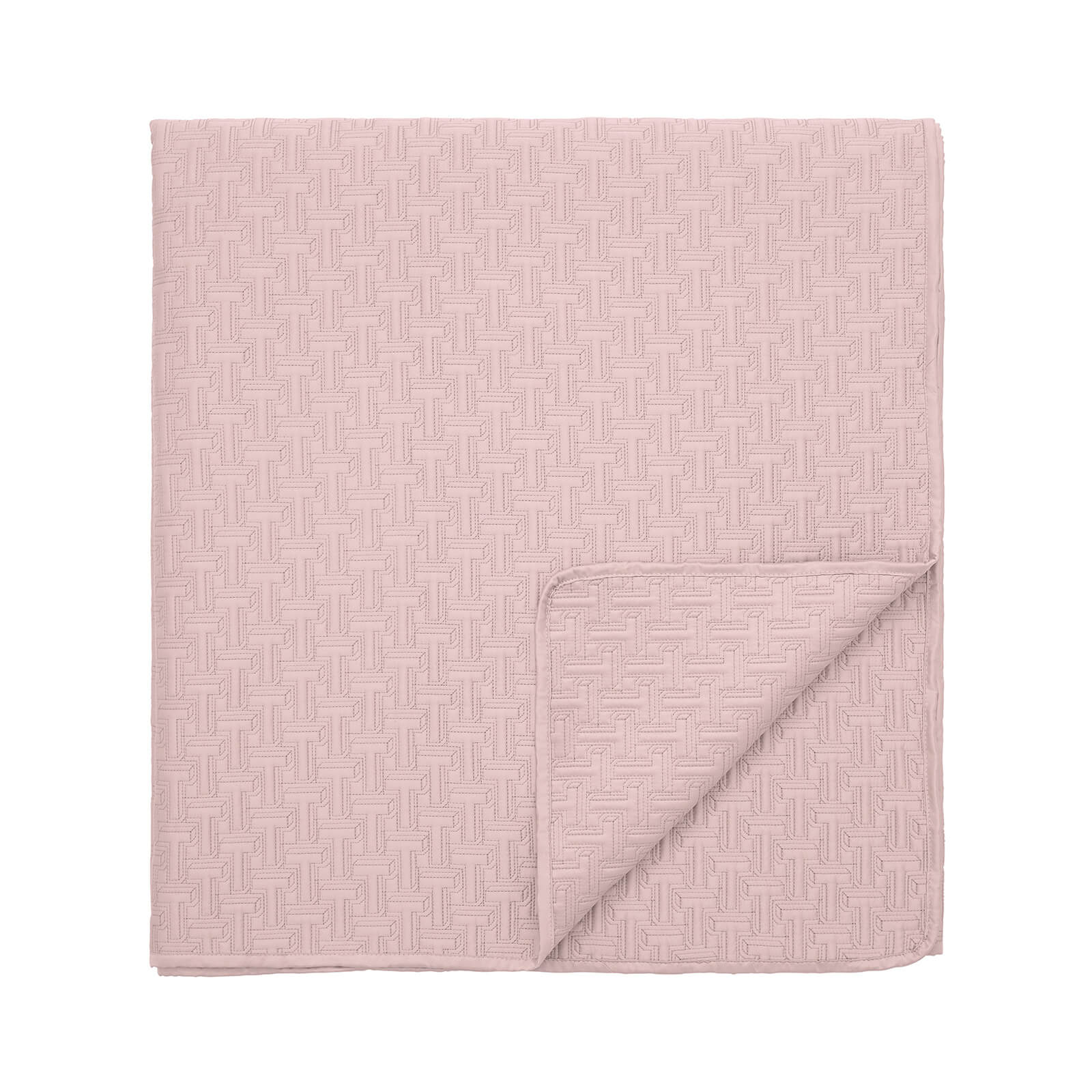 Ted Baker T Quilted Throw - Pink - 250x265cm von Ted Baker