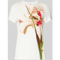 Ted Baker T-Shirt mit Motiv-Print Modell 'meeliee' in Offwhite, Größe 38 von Ted Baker