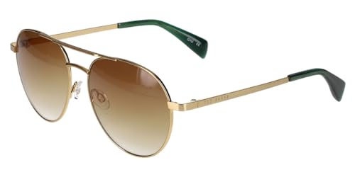 Ted Baker TB1682 407 57 Herren-Sonnenbrille, Gold, 57 von Ted Baker