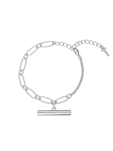 Ted Baker Tharsa T-Bar Armband (Silber gefärbt/klare Kristalle) von Ted Baker