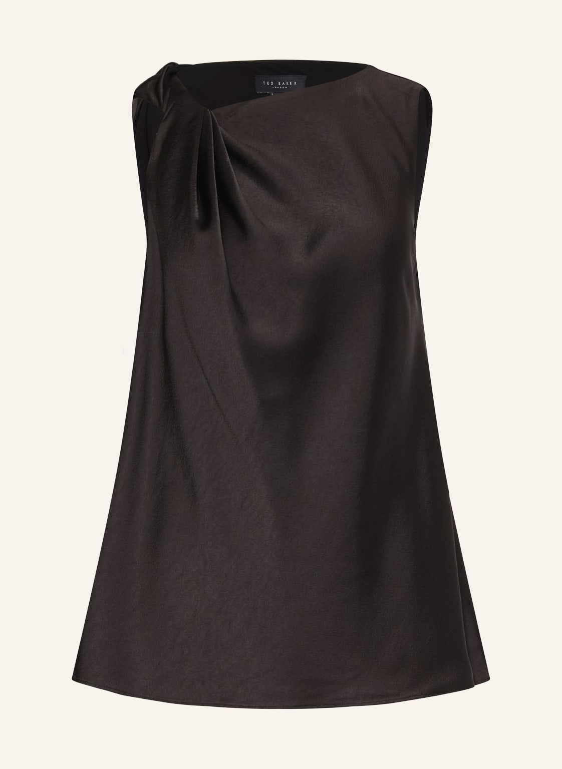 Ted Baker Top Miona Aus Satin schwarz von Ted Baker