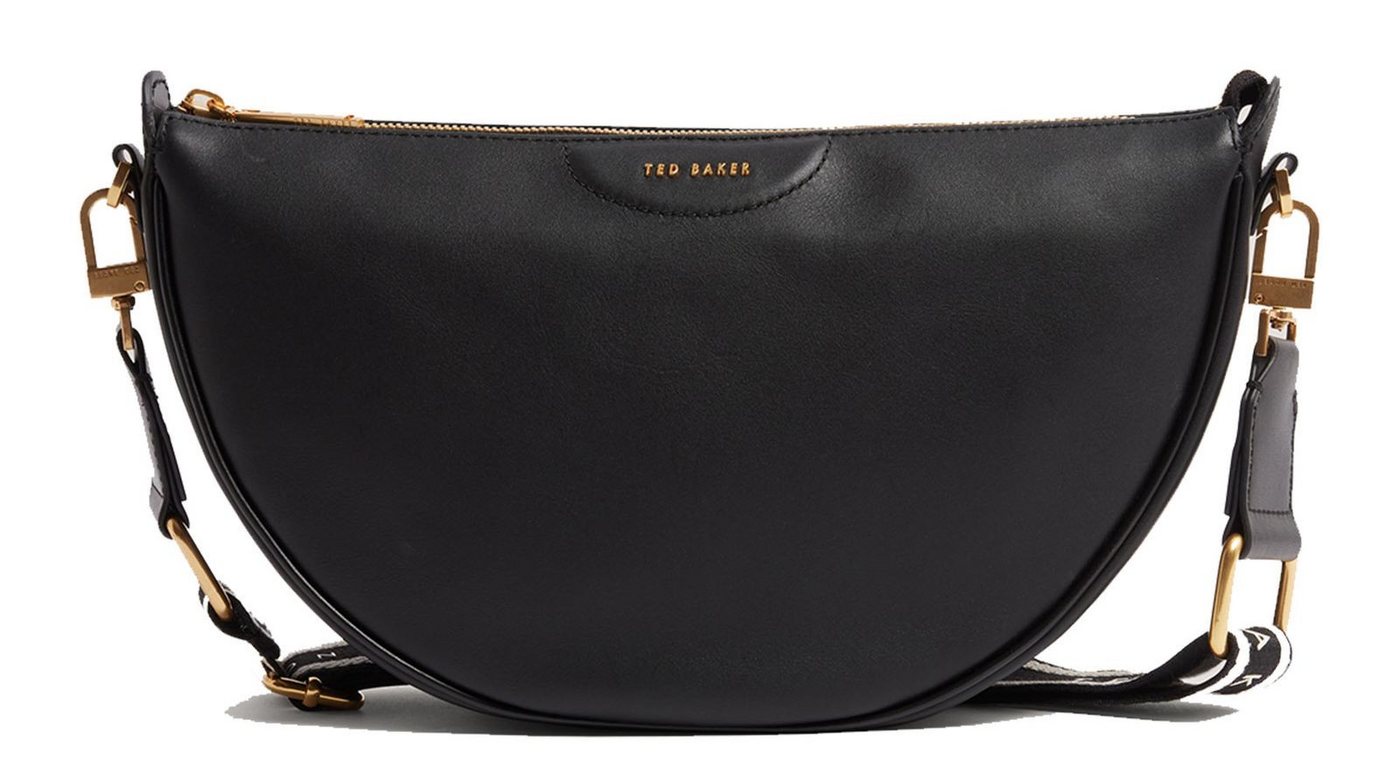 Ted Baker Umhängetasche Essina Webbing Leather Half Moon Crossbody Bag, aus echtem Rindsleder von Ted Baker
