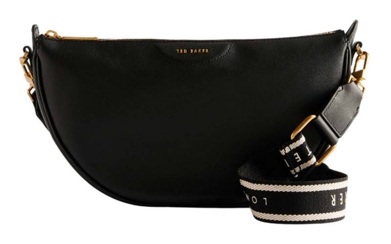Ted Baker Umhängetasche Essina Webbing Leather Half Moon Crossbody Bag, aus echtem Rindsleder von Ted Baker