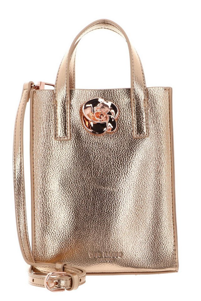 Ted Baker Umhängetasche Rose Detail Mini Metallic Icon Bag von Ted Baker