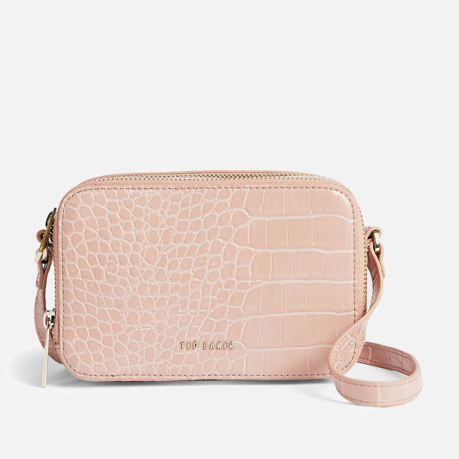 Ted Baker Women's Stina Double Zip Mini Camera Bag - Mid-Pink von Ted Baker