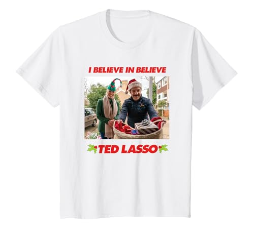 Kinder Weihnachten Ted Lasso I Believe in Believe T-Shirt von Ted Lasso