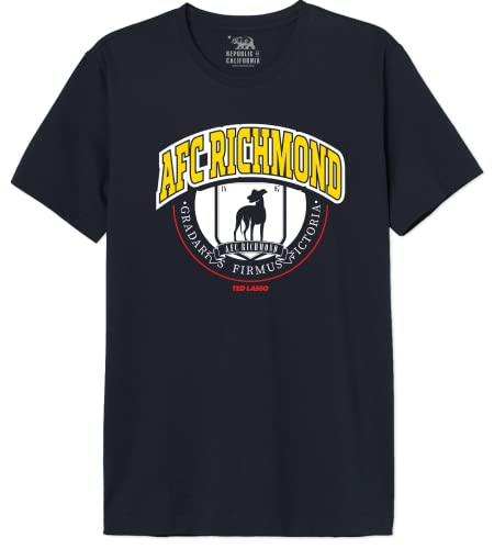 Ted Lasso « AFC Richmond » METEDLASTS009 T-Shirt Herren, Marine, Größe 3XL von cotton division