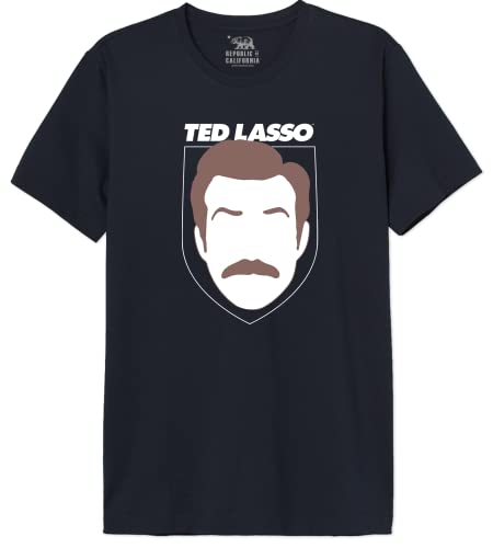 Ted Lasso « Poster » METEDLASTS012 T-Shirt Herren, Marine, Größe L von cotton division