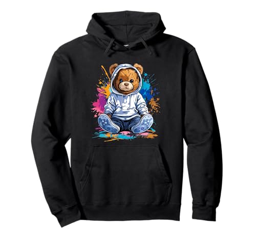 Bunter Teddybär Herren Damen Kinder Pullover Hoodie Bunter Teddybär Herren Damen Kinder Pullover Hoodie von Teddy Bear Colorful Men WomenDesigns Hip Hop