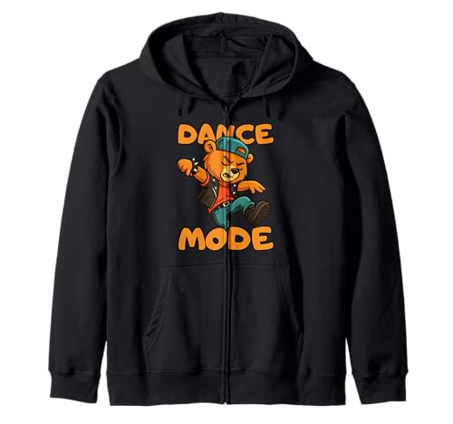 Lustiger Braunbär Tanzmodus Trainer Geschenk für Männer Frauen Kinder Kapuzenjacke von Teddy Bear Dance Coach Hip Hop Rock Graphic Design