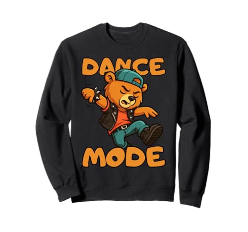 Lustiger Braunbär Tanzmodus Trainer Geschenk für Männer Frauen Kinder Sweatshirt von Teddy Bear Dance Coach Hip Hop Rock Graphic Design
