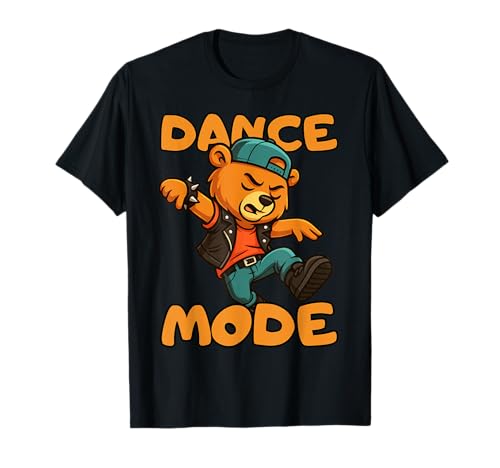 Lustiger Braunbär Tanzmodus Trainer Geschenk für Männer Frauen Kinder T-Shirt von Teddy Bear Dance Coach Hip Hop Rock Graphic Design