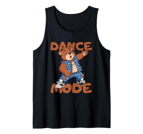 Lustiger Braunbär Tanzmodus Trainer Geschenk für Männer Frauen Kinder Tank Top von Teddy Bear Dance Coach Hip Hop Rock Graphic Design