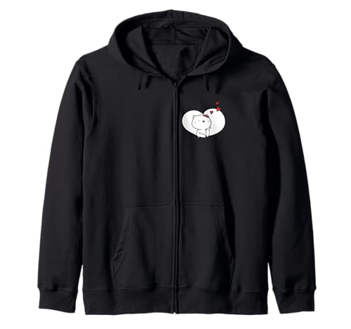 Teddybär mit Herz, lustiges Unisex-Design für Männer und Frauen Kapuzenjacke von Teddy Bear With Heart Funny Unisex Design For Tee