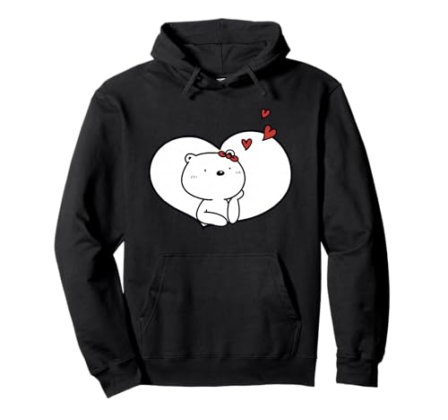 Teddybär mit Herz, lustiges Unisex-Design für Männer und Frauen Pullover Hoodie von Teddy Bear With Heart Funny Unisex Design For Tee