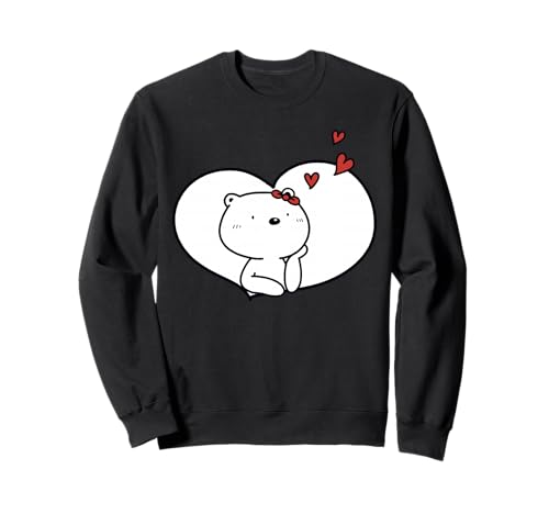 Teddybär mit Herz, lustiges Unisex-Design für Männer und Frauen Sweatshirt von Teddy Bear With Heart Funny Unisex Design For Tee