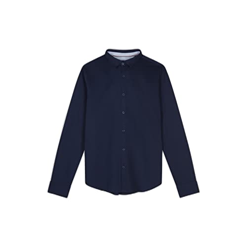 Teddy Smith Herren C-Volt, 2 ml Klassisches Hemd, Total Navy, XL von Teddy Smith