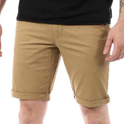 Teddy Smith Herren Chino Klassische Shorts, Worker Beige, 27W Teddy Smith Herren Chino Klassische Shorts, Worker Beige, 27W von Teddy Smith