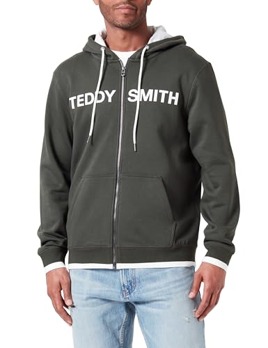 Teddy Smith Herren Giclass Hz Pullover, Deep Khaki, XXL von Teddy Smith