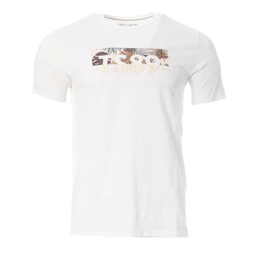 Teddy Smith Herren T-Ezio 2 MC T-Shirt, Weiß/Motiv 2, L von Teddy Smith