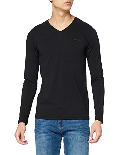 Teddy Smith Herren Tawax Ml T-Shirt, Schwarz (Noir 171), Small von Teddy Smith