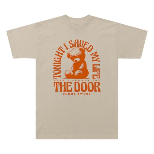 Teddy Swims Unisex The Door Lyric T-Shirt, Sand, XXL Teddy Swims Unisex The Door Lyric T-Shirt, Sand, XXL von Teddy Swims