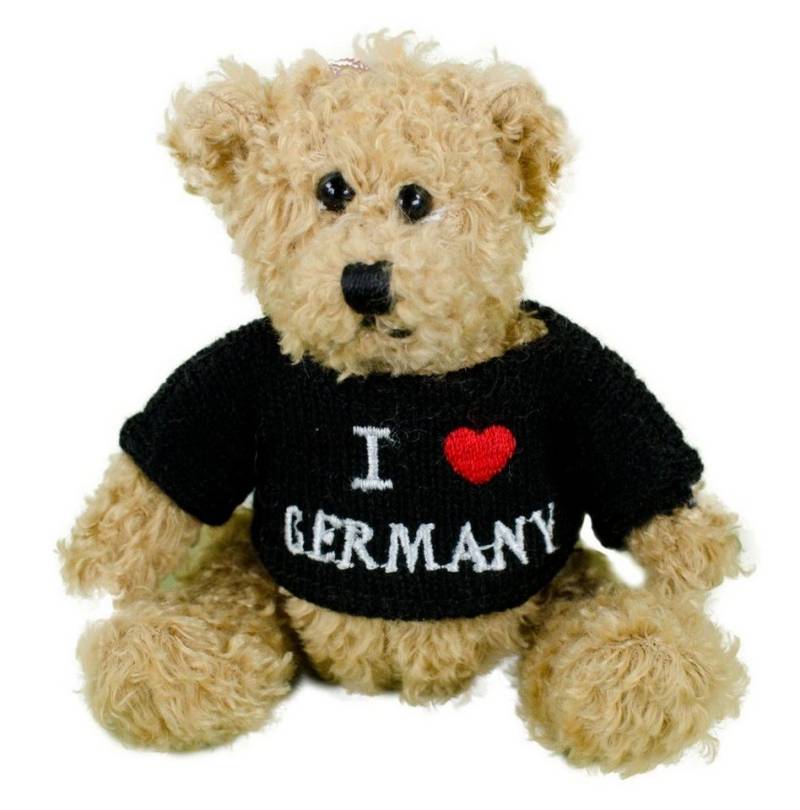 Teddys Rothenburg Schlüsselanhänger Teddybär I love Germany 10 cm von Teddys Rothenburg