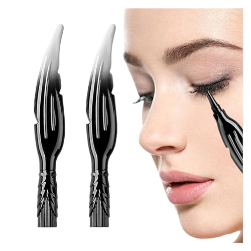 Calligrapher Eyeliner | 1/2/4 Stück flüssiger Eyeliner Stift | Langlebiger wasserfester schwarzer Eyeliner-Stift mit hoher Pigmentierung | Wischfeste Calligrapher Eyeliner-Make-up-Geschenke für Frauen von Tedious