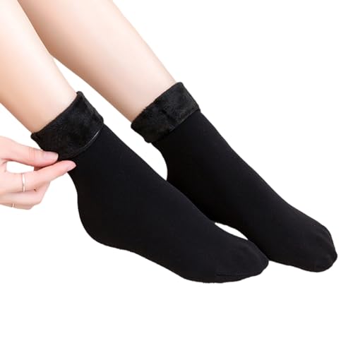 Flauschige Socken, warme flauschige Socken für Damen,Weiche, flauschige Socken, dicker, gemütlicher Plüsch | Modische, einfarbige Pelzsocken, Plüsch-Slipper-Socken für Männer und Frauen im Tedious von Tedious