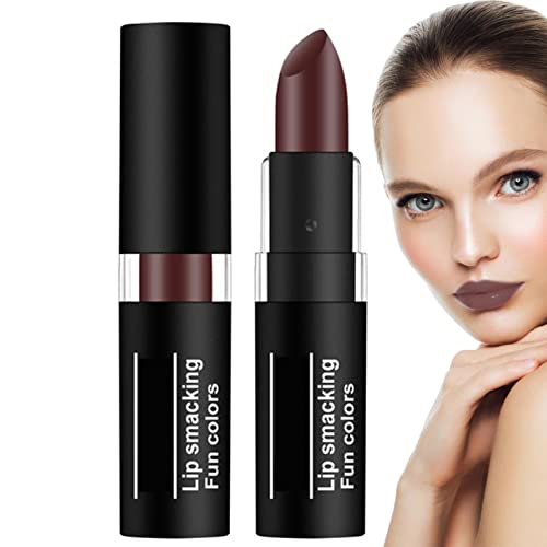 Lippenstift-Set | Lippen Make-up Lippenfarbe,Lippen-Make-up, Halloween-Lippenstift, feuchtigkeitsspendende, langanhaltende Lippenfarbe, Goth-Lippenstift-Geschenkset für Mädchen, Frauen Tedious von Tedious