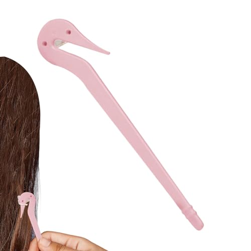 Tedious Werkzeug zum Entfernen von Haarbändern, Haargummischneider - Haarbandschneider - Sicheres elastisches Krawattenschneider-Werkzeug, tragbarer Haarbänder-Entferner für Kinder-Mädchen-Haarbänder von Tedious