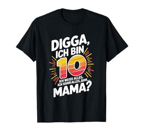 10th Birthday Boy Girl 10 Years 2015 Funny T-Shirt von Tee 10. Geburtstag Junge Mädchen 10 Jahre Deko