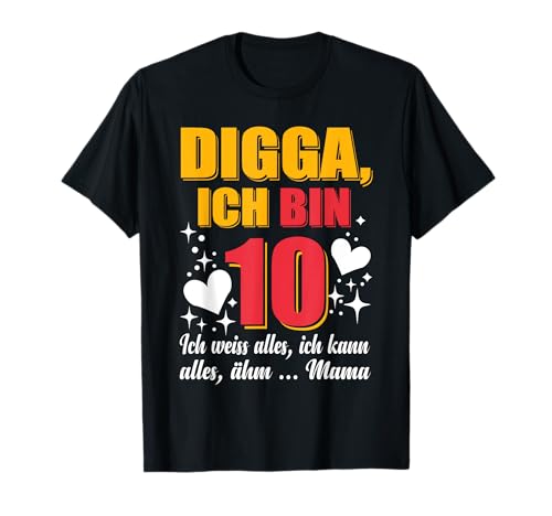 10th Birthday Boy Girl 10 Years 2015 Funny T-Shirt von Tee 10. Geburtstag Junge Mädchen 10 Jahre Deko